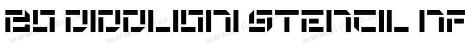 Bo Diddlioni Stencil NF字体转换